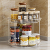 2 Tier Lazy Susan Tray Rack