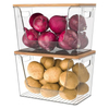 Pantry Organizer with Bamboo Lids