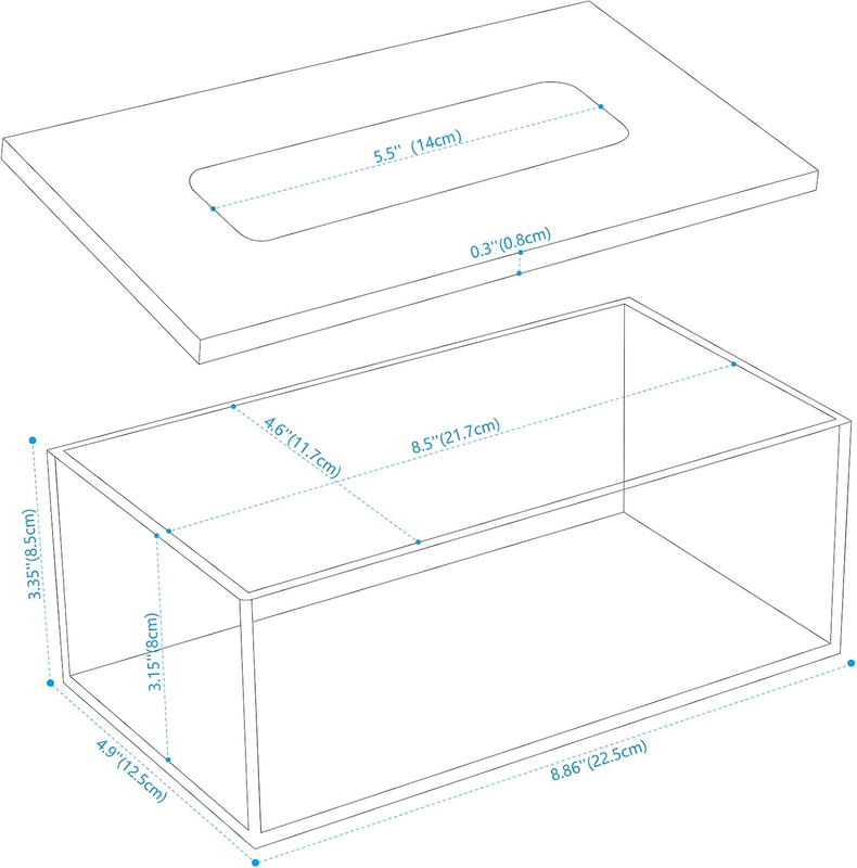 Acrylic Tissue Box
