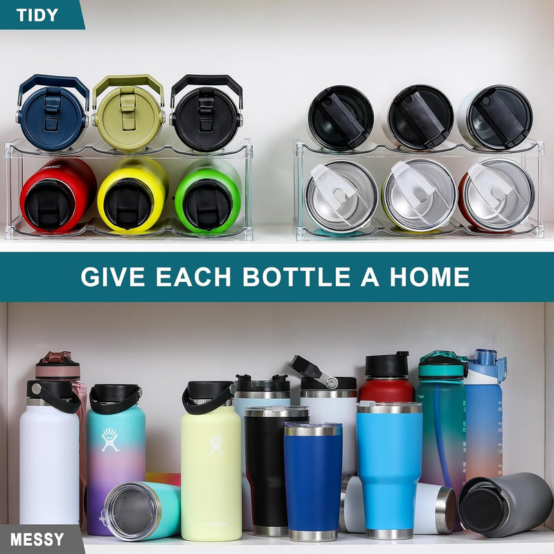2-Tier Water Bottle Rack