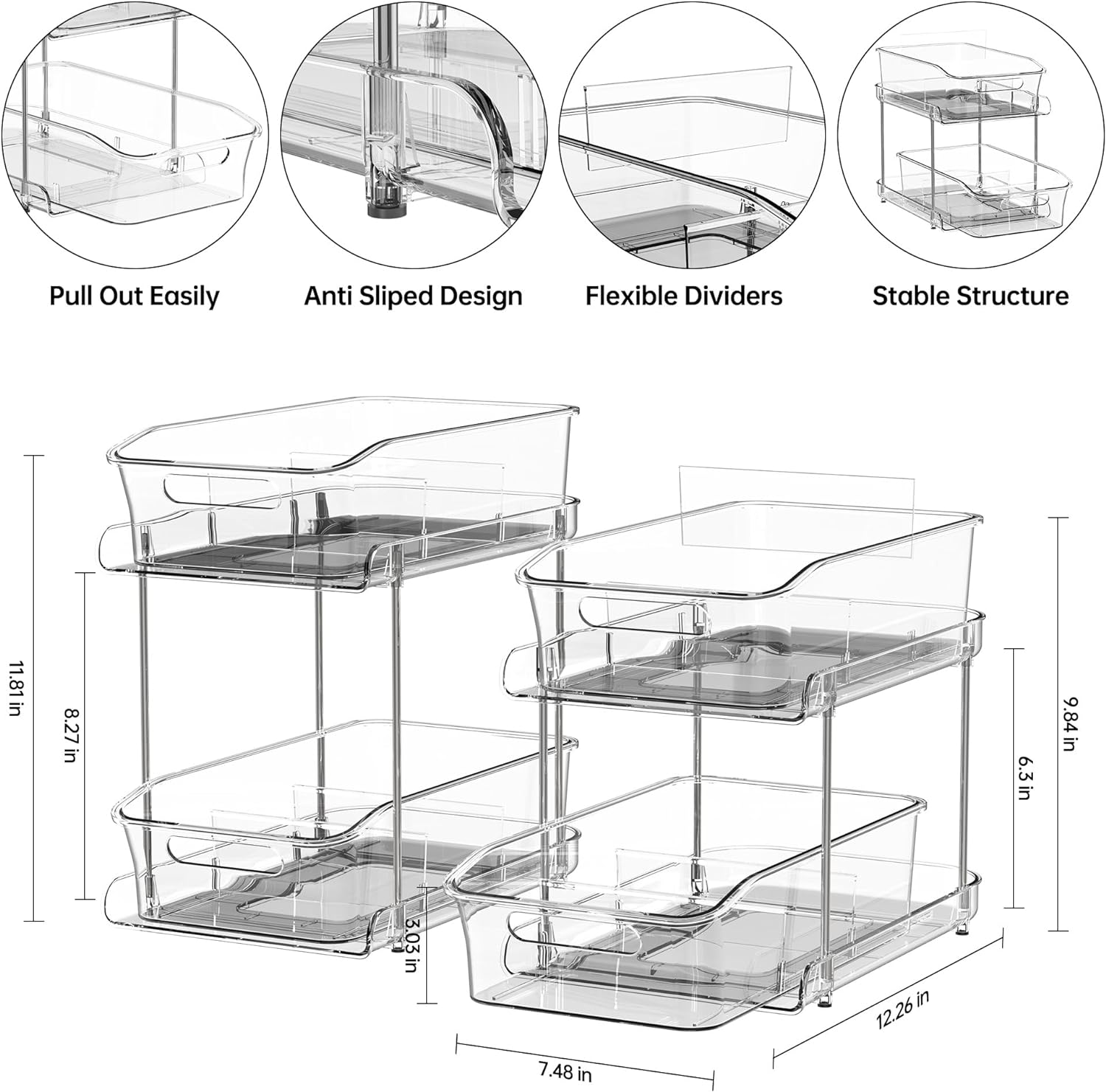 Under Sink Organizer Rack