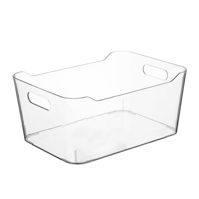 Clear Storage Bin with Handle