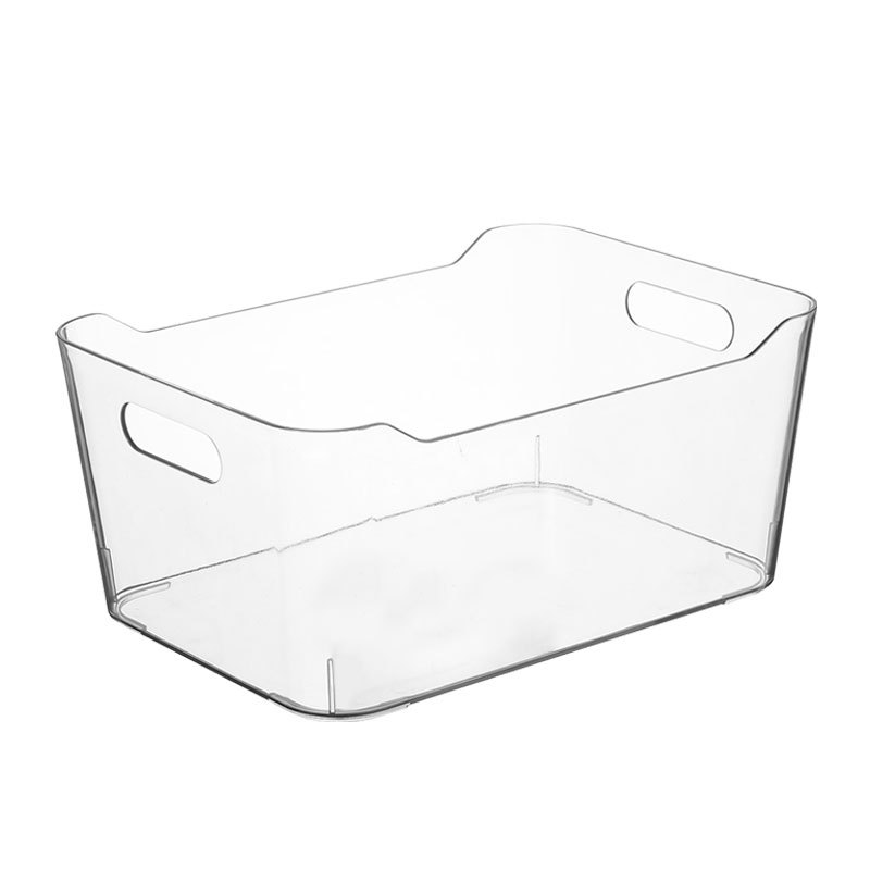 Clear Storage Bin with Handle