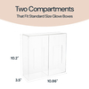2 Tier Acrylic Glove Dispenser