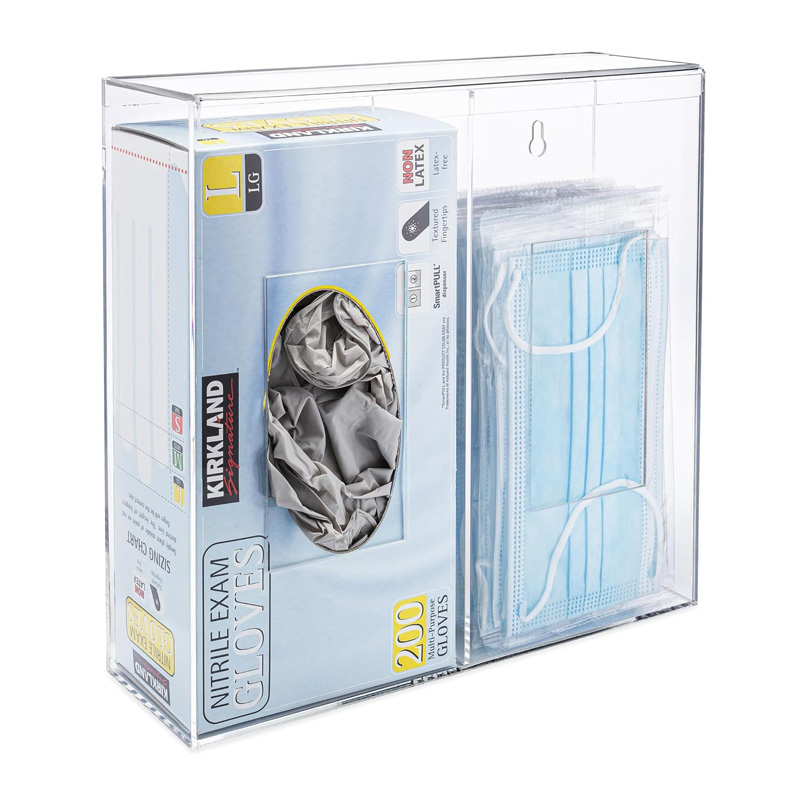 2 Tier Acrylic Glove Dispenser