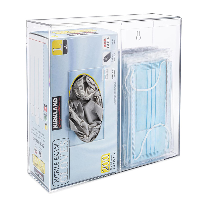 2 Tier Acrylic Glove Dispenser