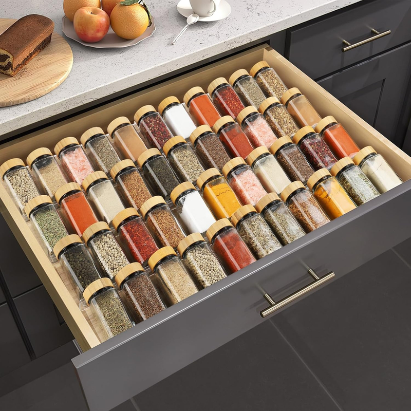 Acrylic Spice Drawer Organizer