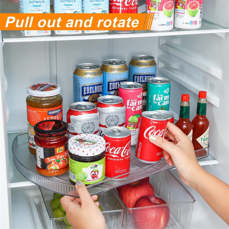 360° Rotating Lazy Susan for Refrigerator