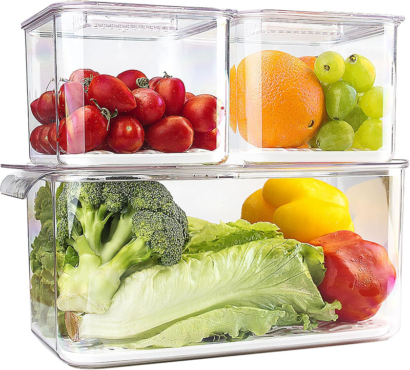 3-Piece Fridge Organizer
