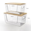 Pantry Organizer with Bamboo Lids