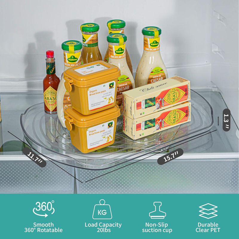Heart Shape Lazy Susan Organizer