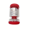 Glass Pickle Jar Red