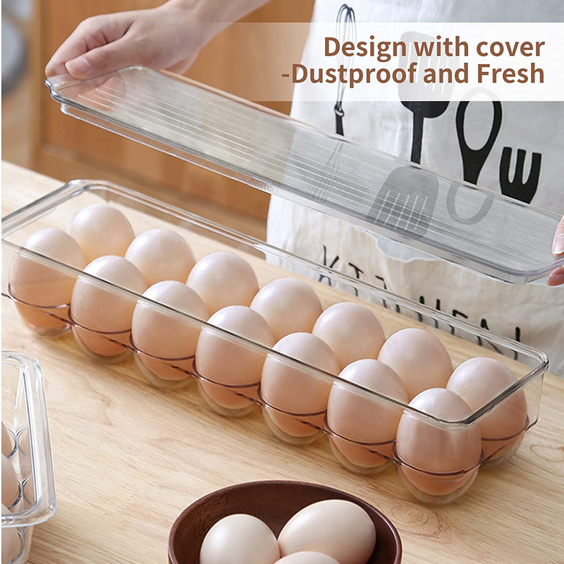 14 Grids Clear Egg Holder