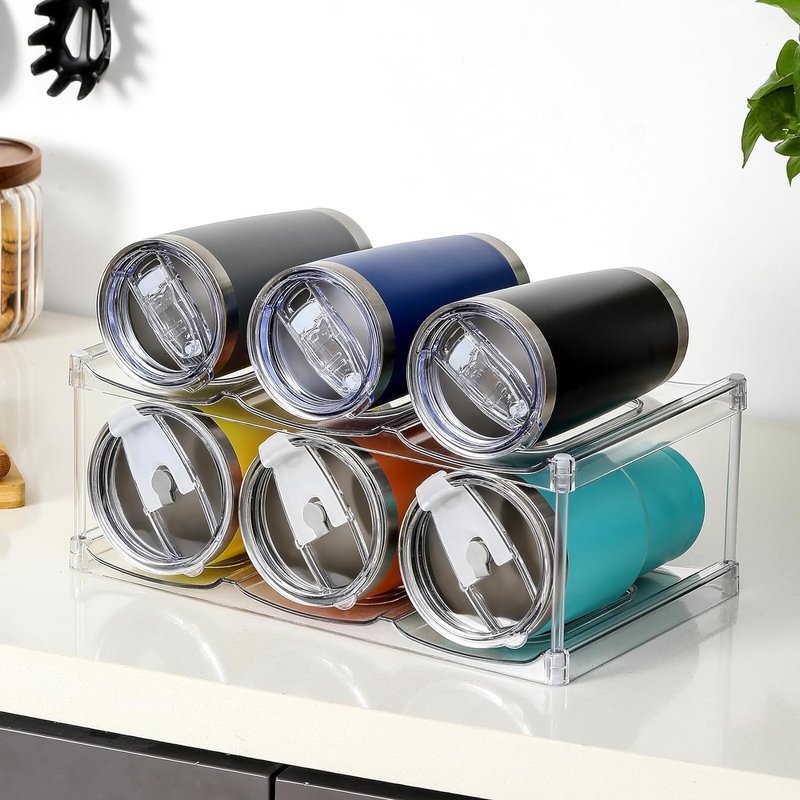 2-Tier Water Bottle Rack
