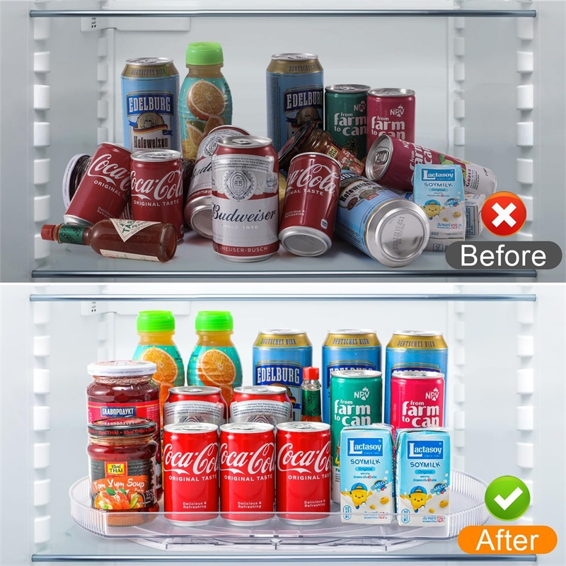 360° Rotating Lazy Susan for Refrigerator